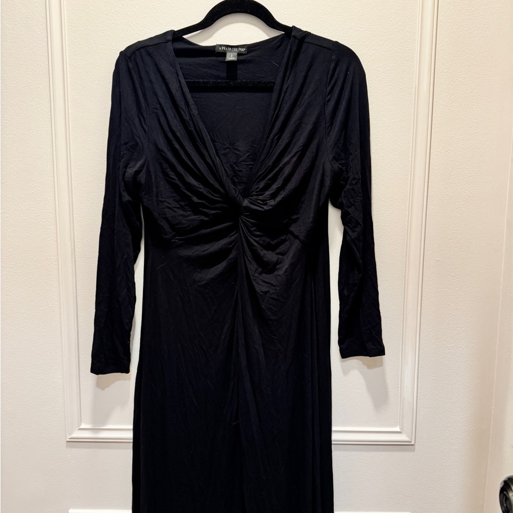 Elegant Black  Maternity Dress